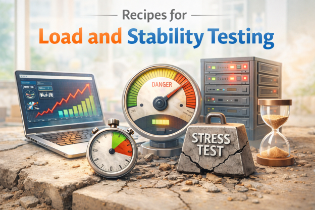 Comparison of load and stability testing approaches: end-to-end, component-level, and unit/integration loop tests with pros and cons